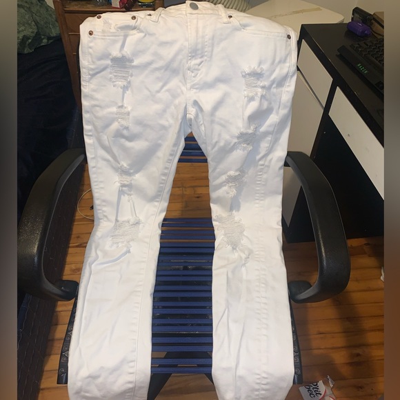 Américain eagle jeans white - Picture 2 of 9
